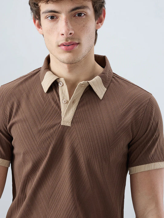 Drezola Best Brown Polo T-Shirt for Men | Best Casual T-Shirt for Men