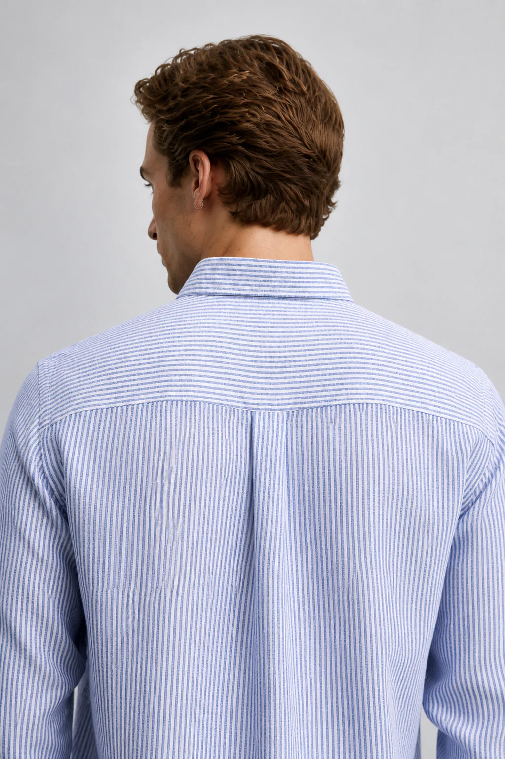 Drezola Light Blue Striped Shirt for Men | Best Casual Shirt for Men