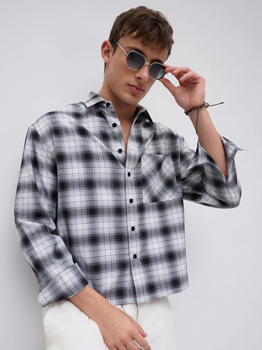 Drezola Best White Striped Shirt for Men | Best Casual Shirt for Men