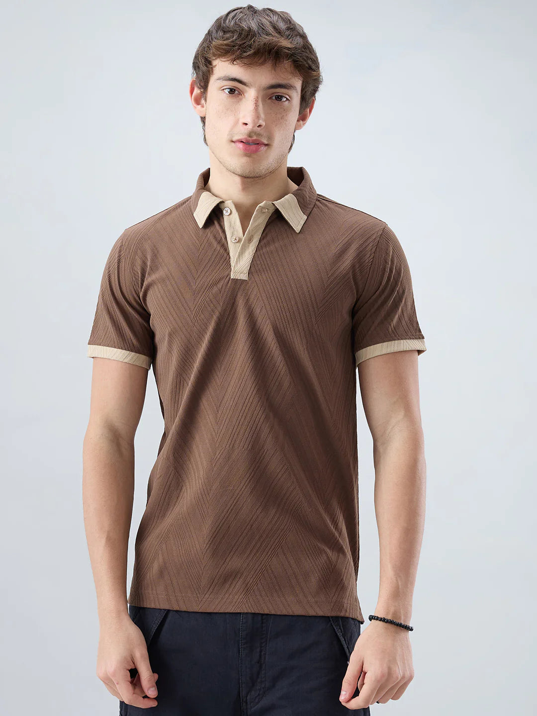 Drezola Best Brown Polo T-Shirt for Men | Best Casual T-Shirt for Men