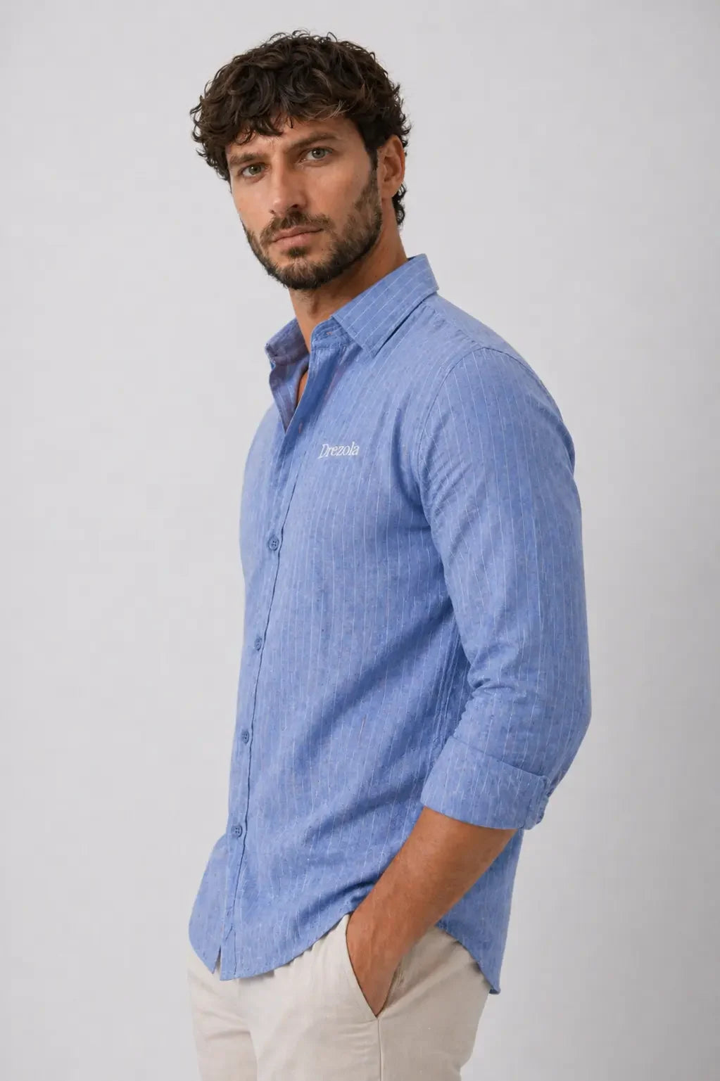 Drezola Best light Blue Shirt for Men | Party Wear & Office Wear