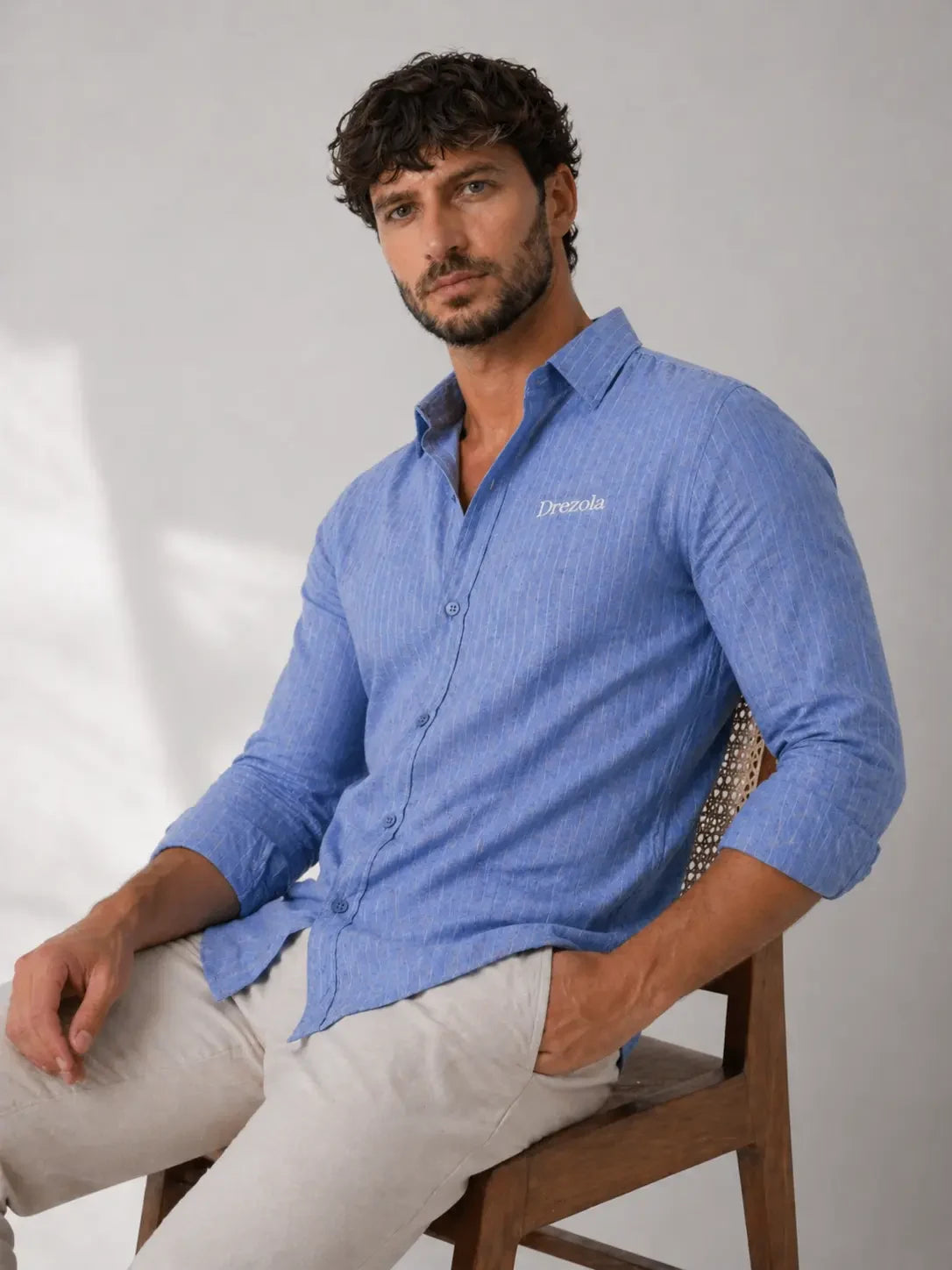 Drezola Best light Blue Shirt for Men | Party Wear & Office Wear