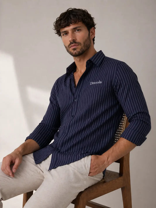Drezola Best Blue Shirt for Men | Party Wear & Office Wear