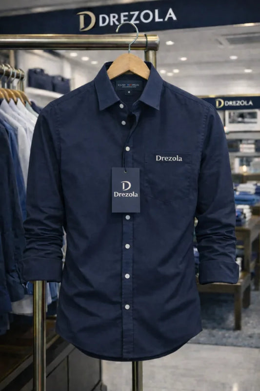 Drezola Best Navy Blue Shirt for Men | Best casual Shirt for men