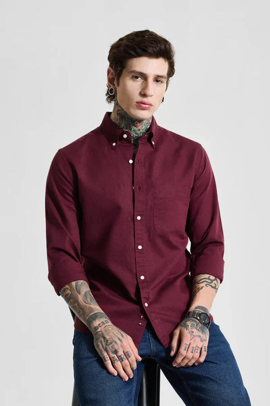 Drezola Best Maroon Shirt for Men | Best casual Shirt for men